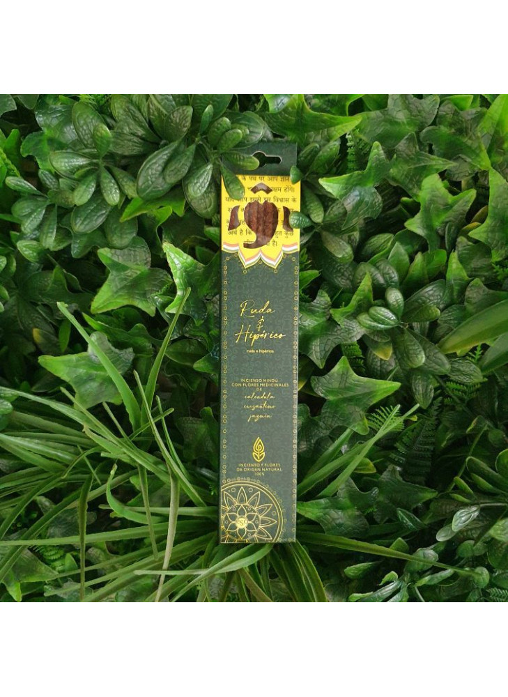 Ruda y Hipérico: Incienso estuchado Hindú