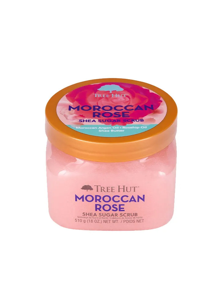 EXFOLIANTE CORPORAL SUGAR SCRUB MOROCCAN ROSE TREE HUT 510g