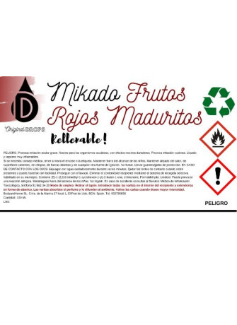 Mikado Frutos Rojos Maduritos 200ml Completo