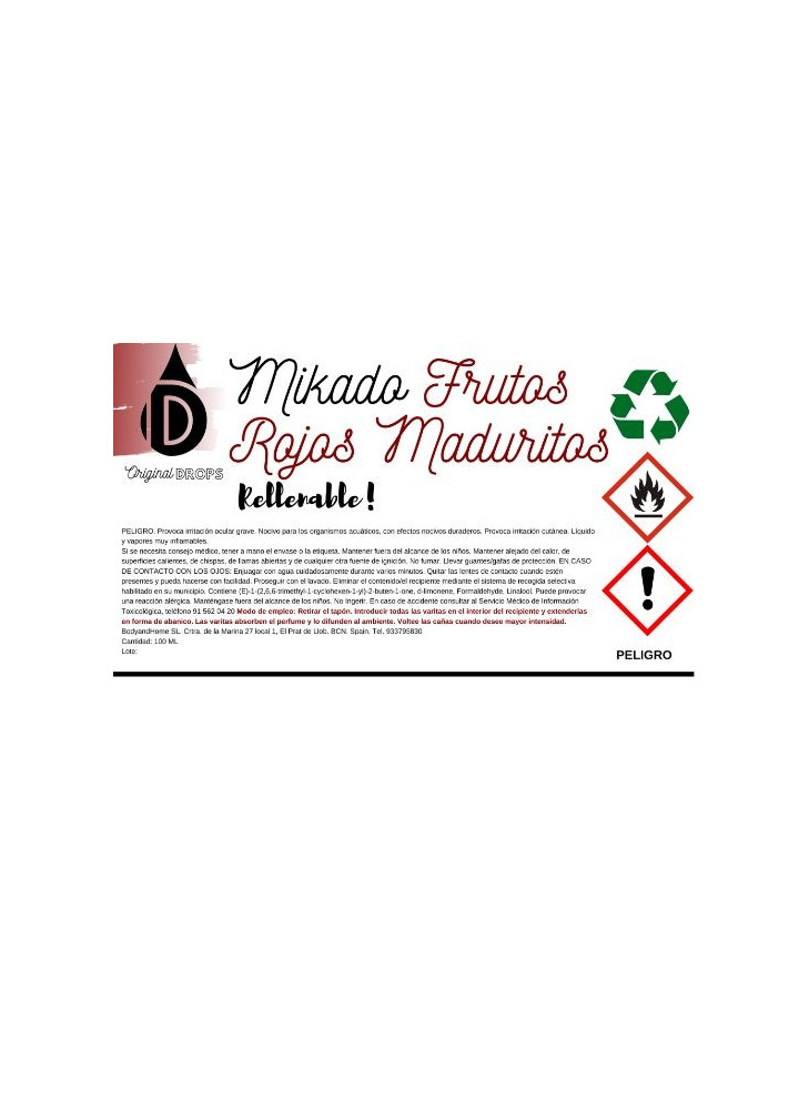 Mikado Frutos Rojos Maduritos 200ml Completo