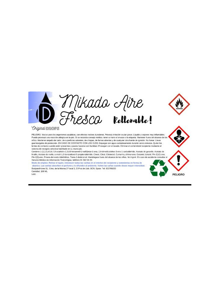 Mikado Aire Fresco 200ml Completo