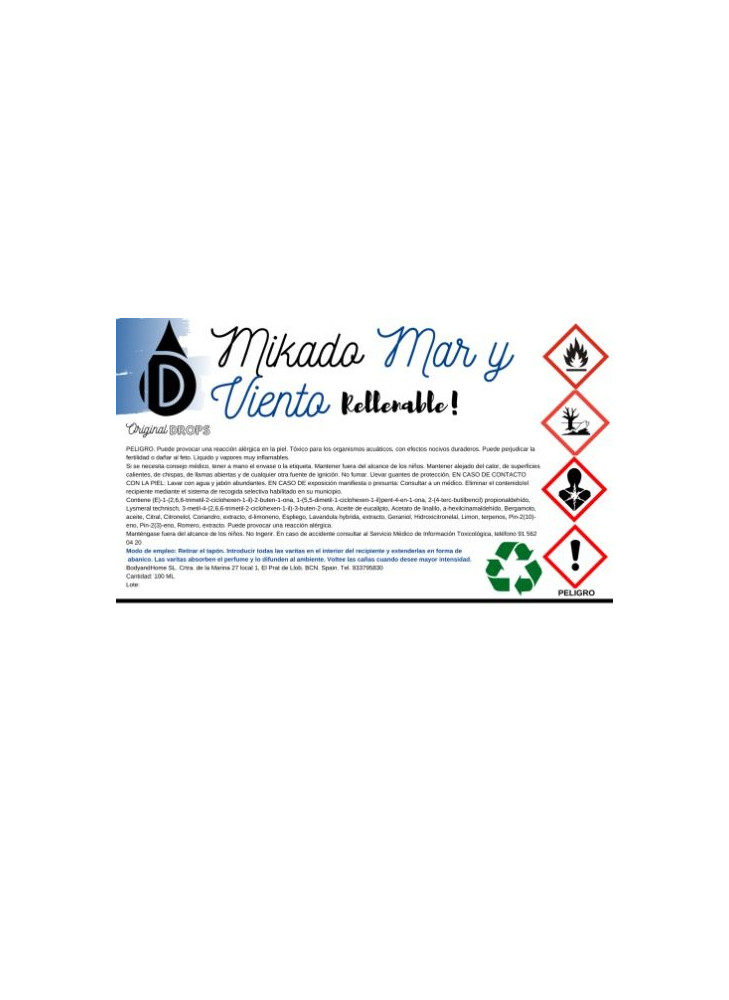 Mikado Mar y Viento 100ml Completo