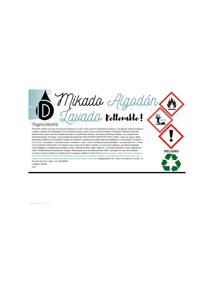 Mikado Algodon Lavado 200ml Completo