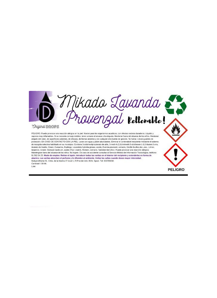 Mikado Lavanda 100ml Completo