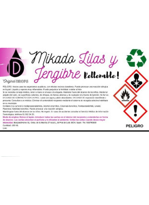 Mikado Lilas y Jengibre 100ml Completo