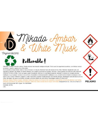 Mikado Ambar y White Musk 100ml Completo