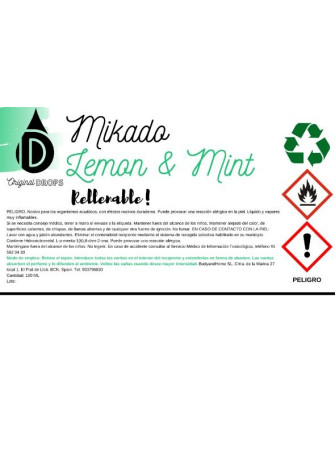 Mikado Lemon y Mint 200ml Completo