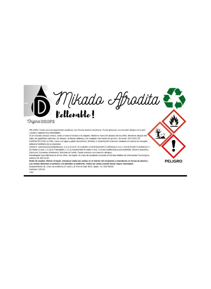 Mikado Afrodita 100ml Completo