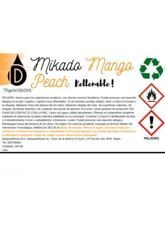Mikado Mango Peach 100ml Completo