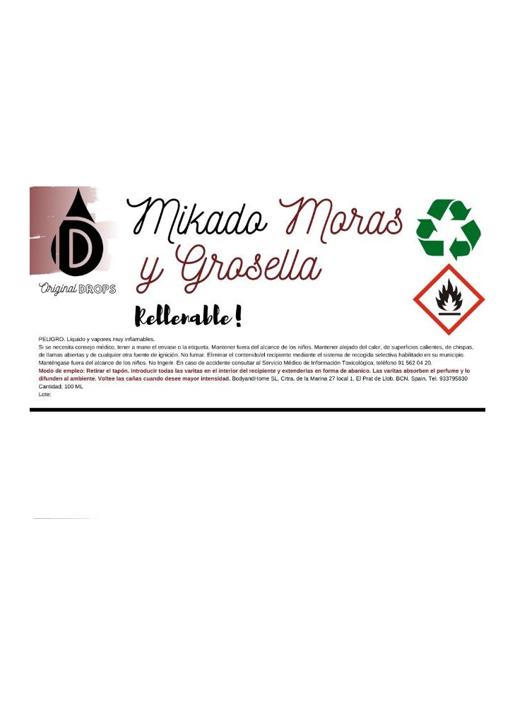 Mikado Moras y Grosella 200ml Completo